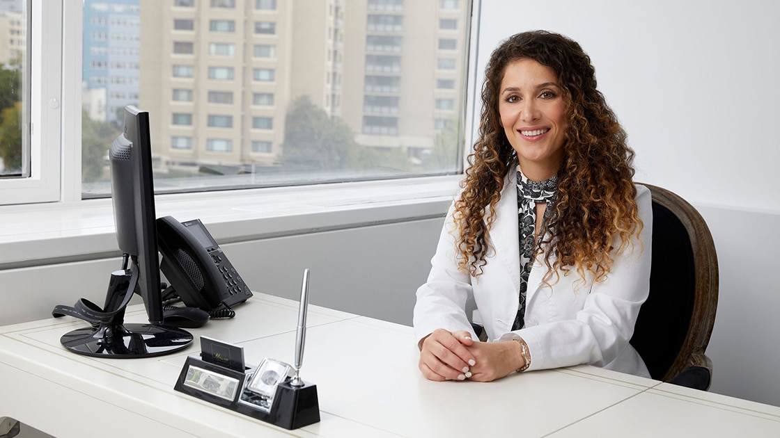 Dr Sahrai at desk